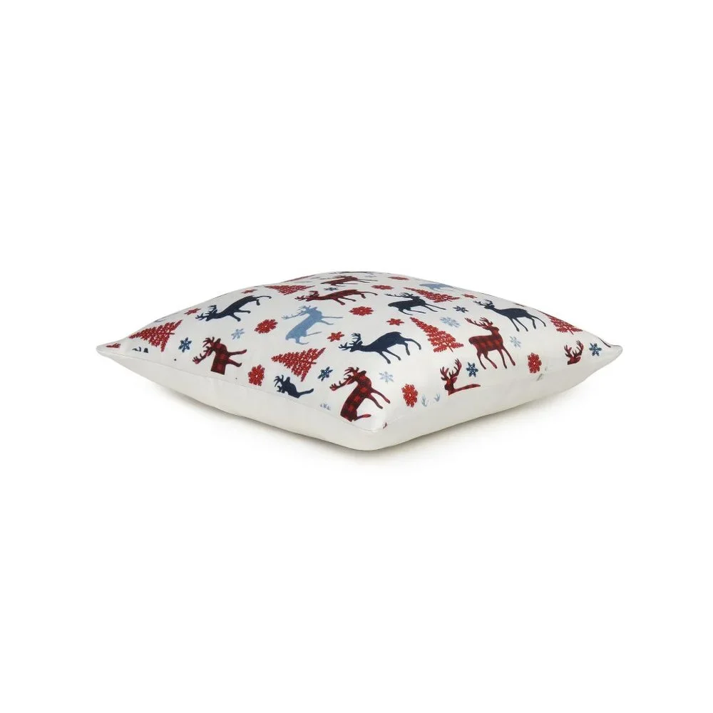Oussum Christmas Decorative Animal Digital Print Cushion Pillow Cover for Home